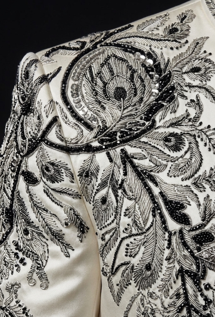Luxury Ivory Jodhpuri Suit for Men | Hand Embroidered Designer Groom Suit | P&H BY PRIYANSHU