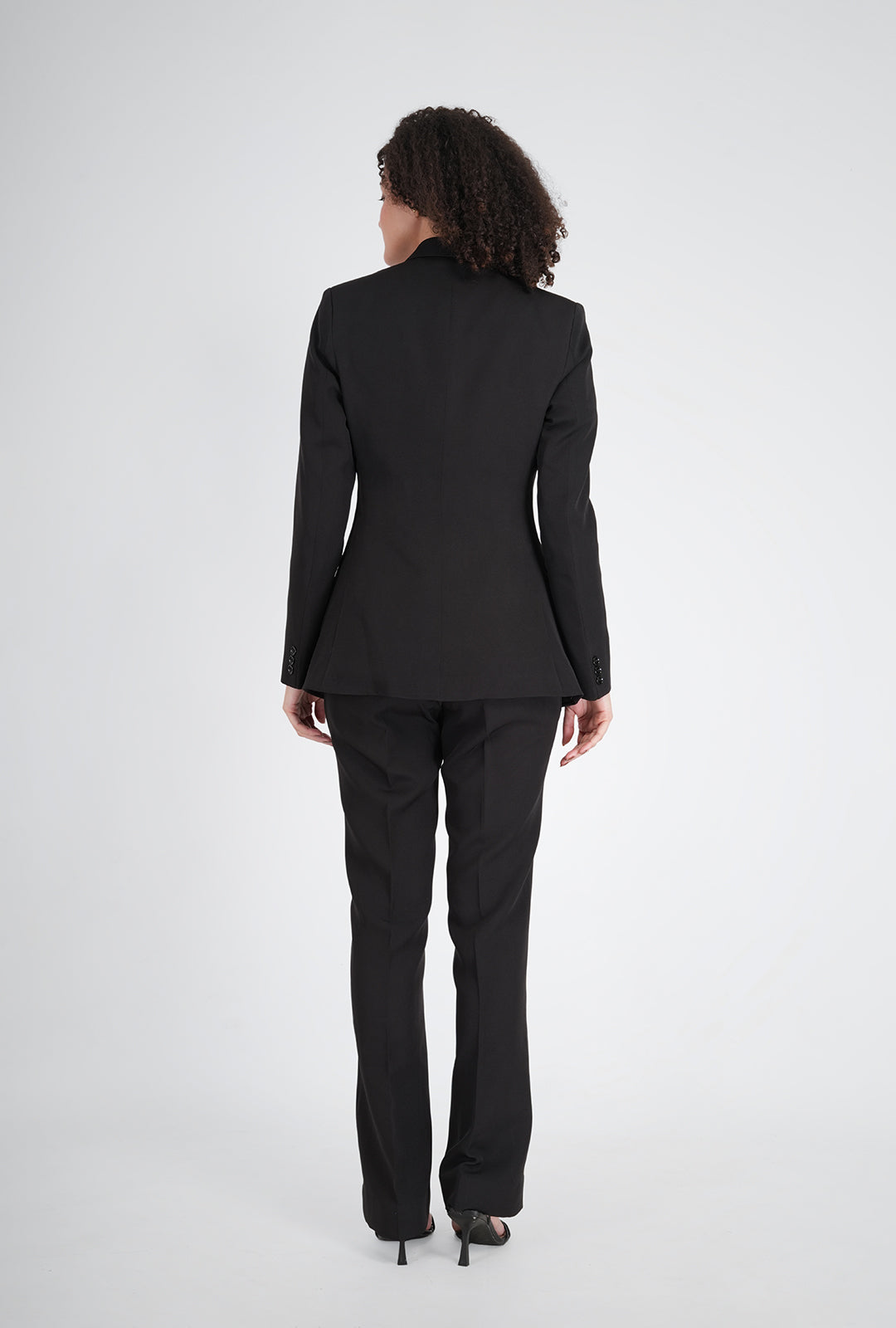 Luxury Black Double-Breasted Suit for Women | Office & Formal Wear by P&H by Priyanshu