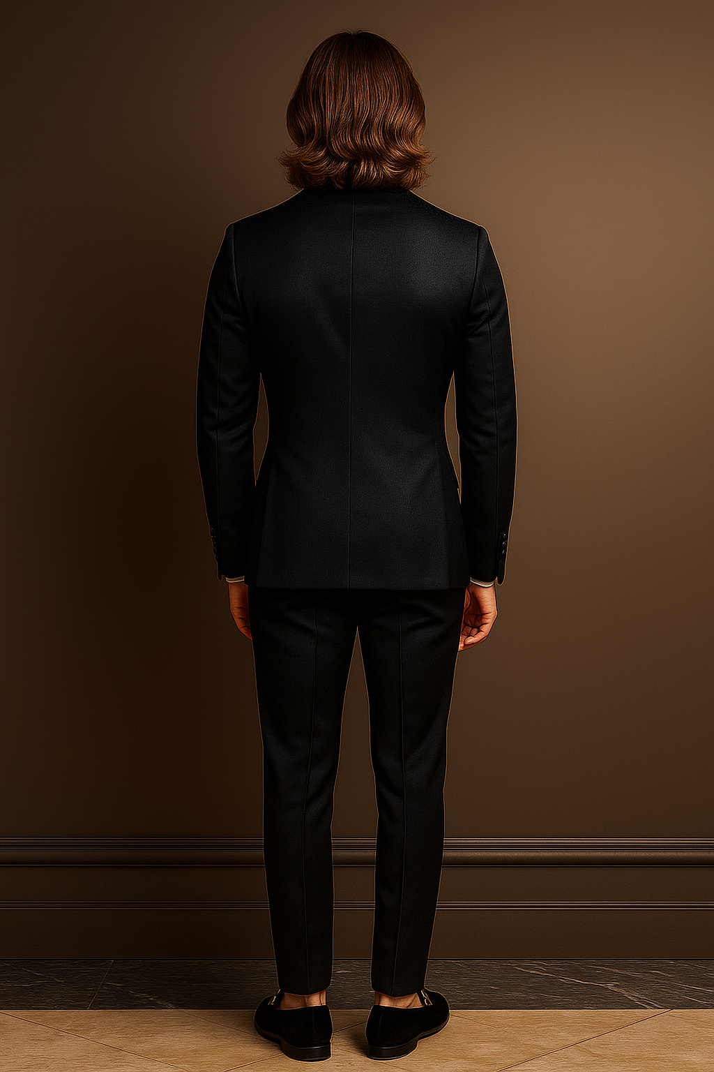 Black Luxury Tuxedo with Hand Embroidery | P&H BY PRIYANSHU