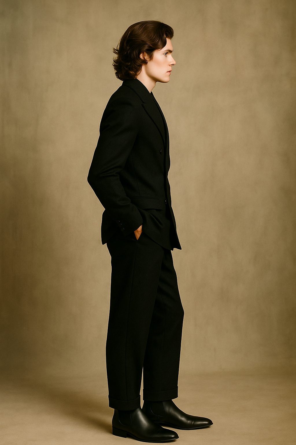 Black Double-Breasted Luxury Suit | P&H BY PRIYANSHU