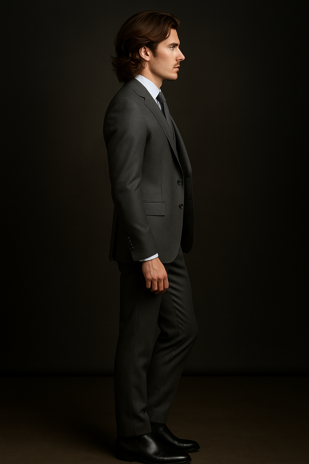 The Grey Monarch – Luxury 3-Piece Suit