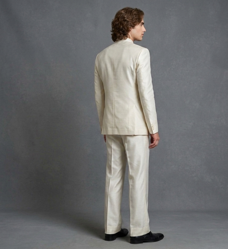 Ivory Monarch Jodhpuri Suit